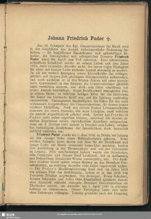 Johann Friedrich Pudor †