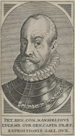Bildnis von Petrus Ernestus Comes Mansfeldivs