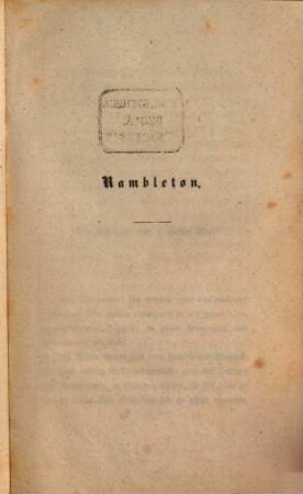Die deutsch-amerikanischen Wahlverwandtschaften, 1