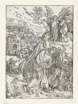 Engel mit dem Schlüssel zum Abgrund, Blatt 14 aus der Folge "Apokalypse (nach dem Text)"