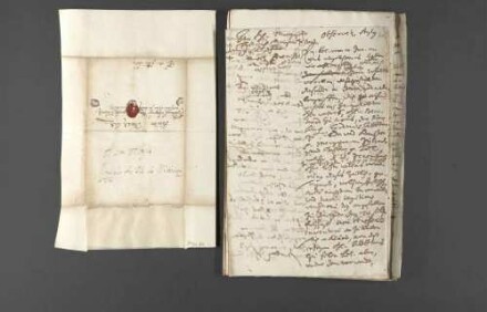 Vertrauliche Korrespondenz zwischen Markgraf Friedrich VII. Magnus von Baden-Durlach und Herzog Eberhard III. von Württemberg.