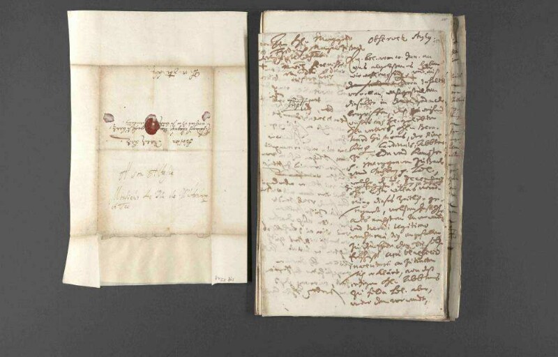 Vertrauliche Korrespondenz zwischen Markgraf Friedrich VII. Magnus von Baden-Durlach und Herzog Eberhard III. von Württemberg.
