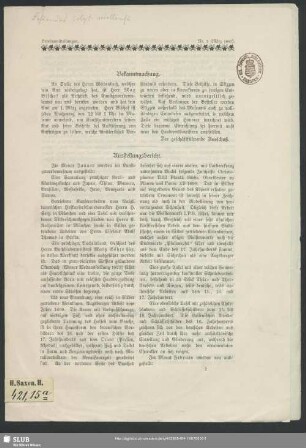 [1.]1887,2: Vereinsmitteilungen