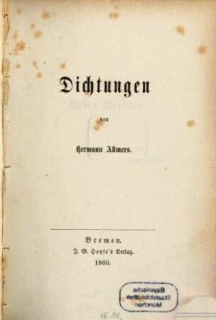 Dichtungen