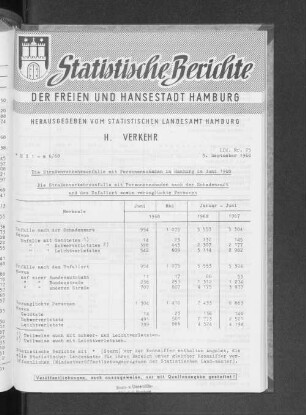 Die Straßenverkehrsunfälle mit Personenschaden in Hamburg im Juni 1968 : Lfd. Nr. 25