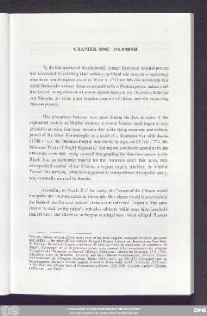 Chapter One: Islamism