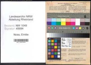 Entnazifizierung Emilie Noss , geb. 07.07.1892 ()