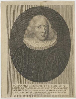 Bildnis des Iohannes Benedictvs Carpzov