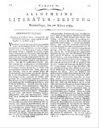 Röder, Philipp Ludwig Hermann: Geographie und Statistik Wirtembergs. - Laybach [im Krain] : Korn, 1787
