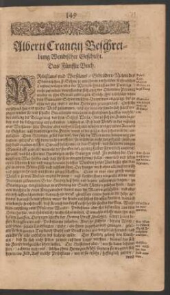 Das Fünffte Buch.