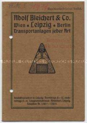 Drahtseilbahnen, Elektrohängebahnen, Kabelkrane, Gurtförderer, Conveyoranlagen