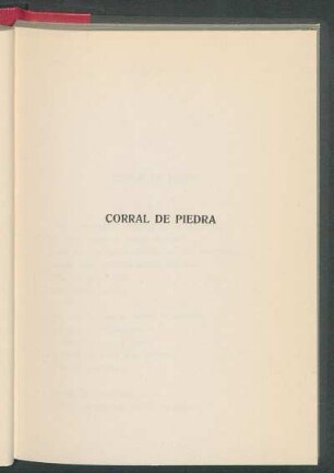 Corral de piedra