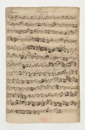 Ich liebe den Höchsten von ganzem Gemüte. Fragmente; V (3), Coro, orch; BWV 174; BC A 87