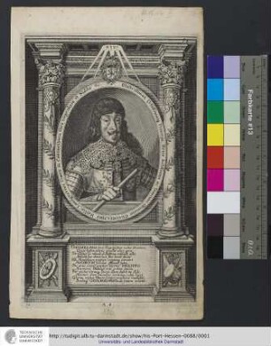 Illustrissimus, Celsissimusq[ue] Princeps, Heros fortissimus ac Dominus, Dominus Guilhelmus Hassiæ Landgravius, Comes in Cattimeliboco, Diez, ziegenhain et Nidda &c.