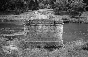 Bad Muskau : In Bad Muskau, Neisse = Grenze mit Polen
