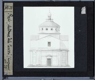 Prato, S. Maria delle Carceri,(Architekturzeichnung)
