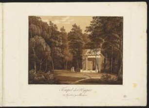 Ansicht vom Tempel der Hygea in Machern, Radierung, 1799 : Tempel der Hygea im Garten zu Machern. - 1799. - 1 Kunstbl. : Radierung. ; 38,0 x 27,4 cm