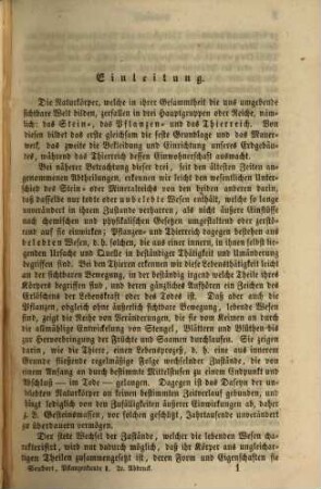 Naturgeschichte des Pflanzenreichs, 1 = 2,1