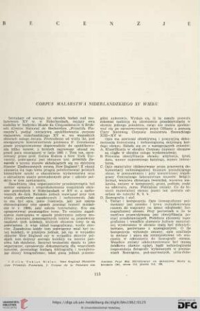24: Corpus malarstwa niderlandzkiego XV wieku