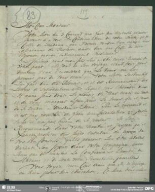 Eigenh. Brief von Hendrik Muilman an August Wilhelm von Schlegel, Amsterdam, 20.07.1798