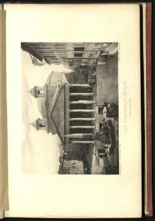 Tafel III: Das Pantheon in Rom