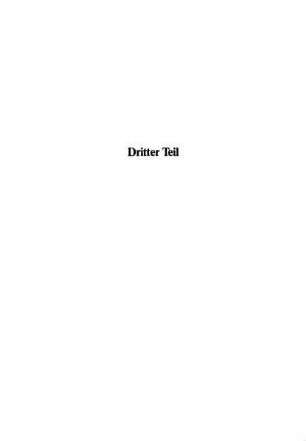 Dritter Teil