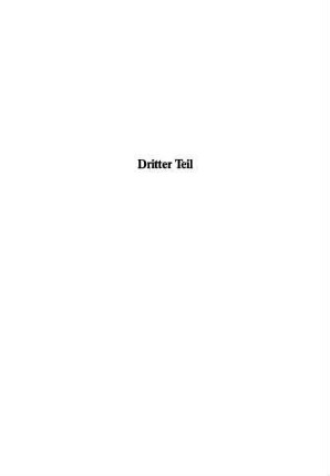 Dritter Teil