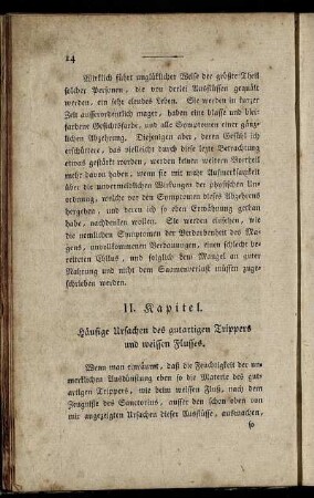 II. Kapitel. Häufige Ursachen des gutartigen Trippers und weissen Flusses.