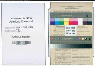 Entnazifizierung Friedrich Ambill , geb. 24.01.1905 (Arbeiter)