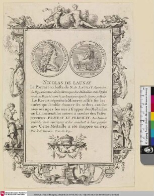 Le Portrait ou buste de N. de Launay