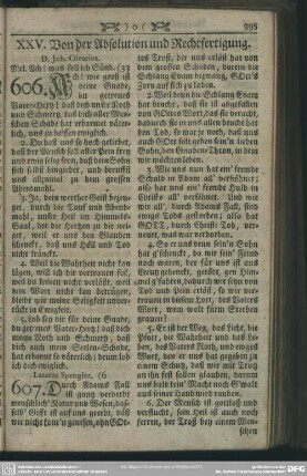 XXV. Von der Absolution und Rechtfertigung