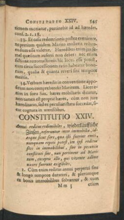 Constitutio XXIV.