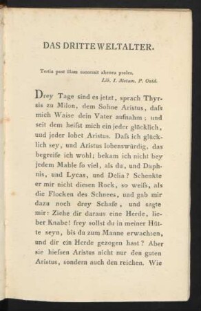 Das Dritte Weltalter.