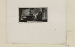 Erfindung der Skulptur, erschienen in: Fontenelle "Oeuvres diverses", Den Haag 1728–1729