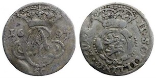 2 Schilling, Hzgl. Schleswig-Holstein-Gottorpische Linie, Christian Albrecht (1659 - 1694)