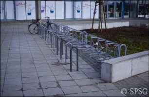 Fahrradständer.
