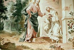 Christus erscheint einem Kartäusermönch