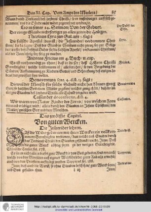 Das zwölfte Capitel. Von guten Wercken. Die Jesuwider lehren
