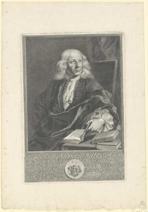Bildnis des Wolffgang Gabriel Pachelbl à Gehag