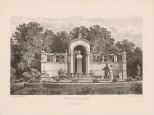 Dr. Wilms Denkmal, Berlin: Perspektivische Ansicht (aus: Architektonisches Skizzenbuch, H. 187/4, 1884)