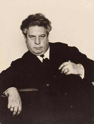 Felix Timmermans, aus dem Album "Ausstellung Hugo Erfurth - Bildnisse aus dem XX. Jahrhundert, Konstanz 1949"