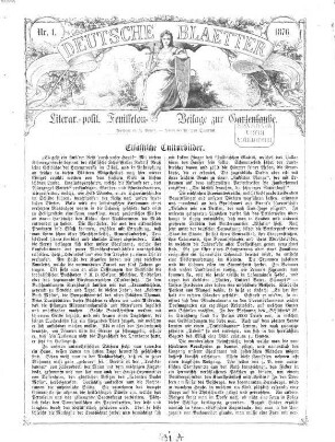 Die Gartenlaube : illustrirtes Familienblatt. 1876,[3] = Deutsche Blätter
