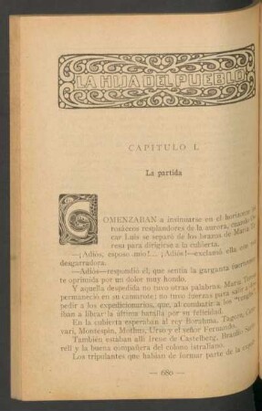 Capítulo L - La partida