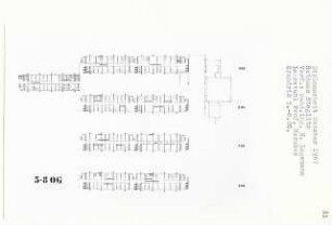 Rathaus, Berlin-Steglitz (Diplomarbeit bei Bernhard Hermkes): Grundrisse 5. - 8. Obergeschoss