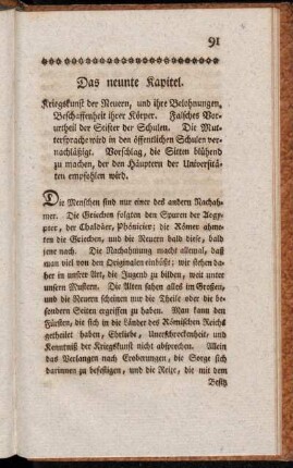Das neunte Kapitel.