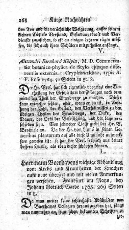 Wichtige Abhandlung vom Krebs und Krankheiten der Knochen.
