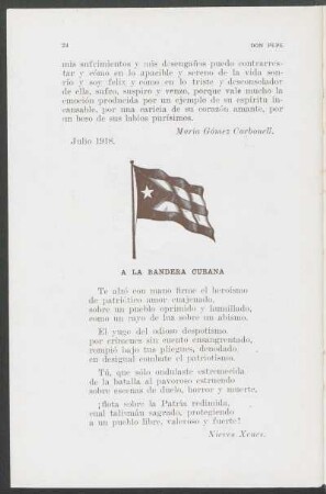 A la bandera cubana