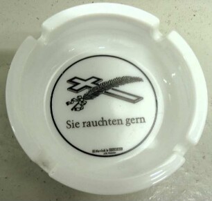 Aschenbecher "Sie rauchten gern"