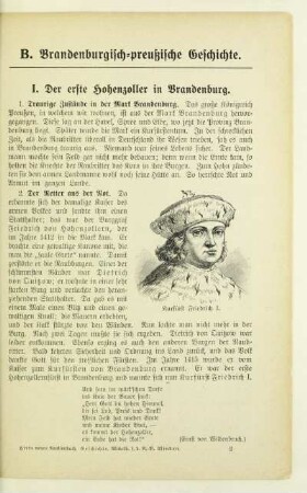 B. Brandenburgisch-preußische Geschichte