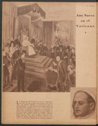 Año Nuevo en el Vaticano